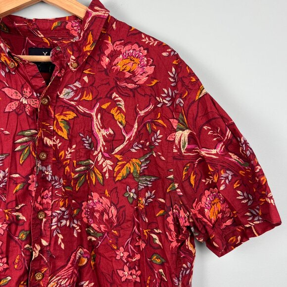 American Eagle Outfitters Men's Classic Fit Short Sleeve Button Down Size XL - Picture 2 of 7